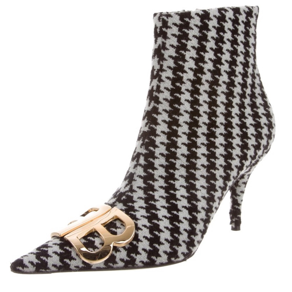 Balenciaga houndstooth ankle booties - Picture 4 of 17